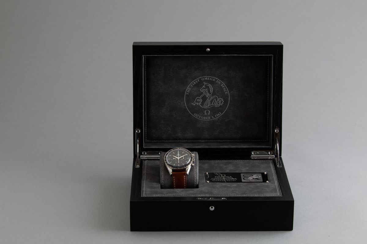 Omega - Speedmaster Edizione Limitata "wally Schirra" in Acciaio, Carica Manuale con Anse Dritte ...