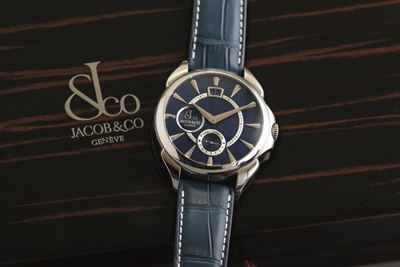 Jacob & Co - Big Date, in Acciaio Carica Manuale con Data e Indicazione della Riserva di Carica. ...