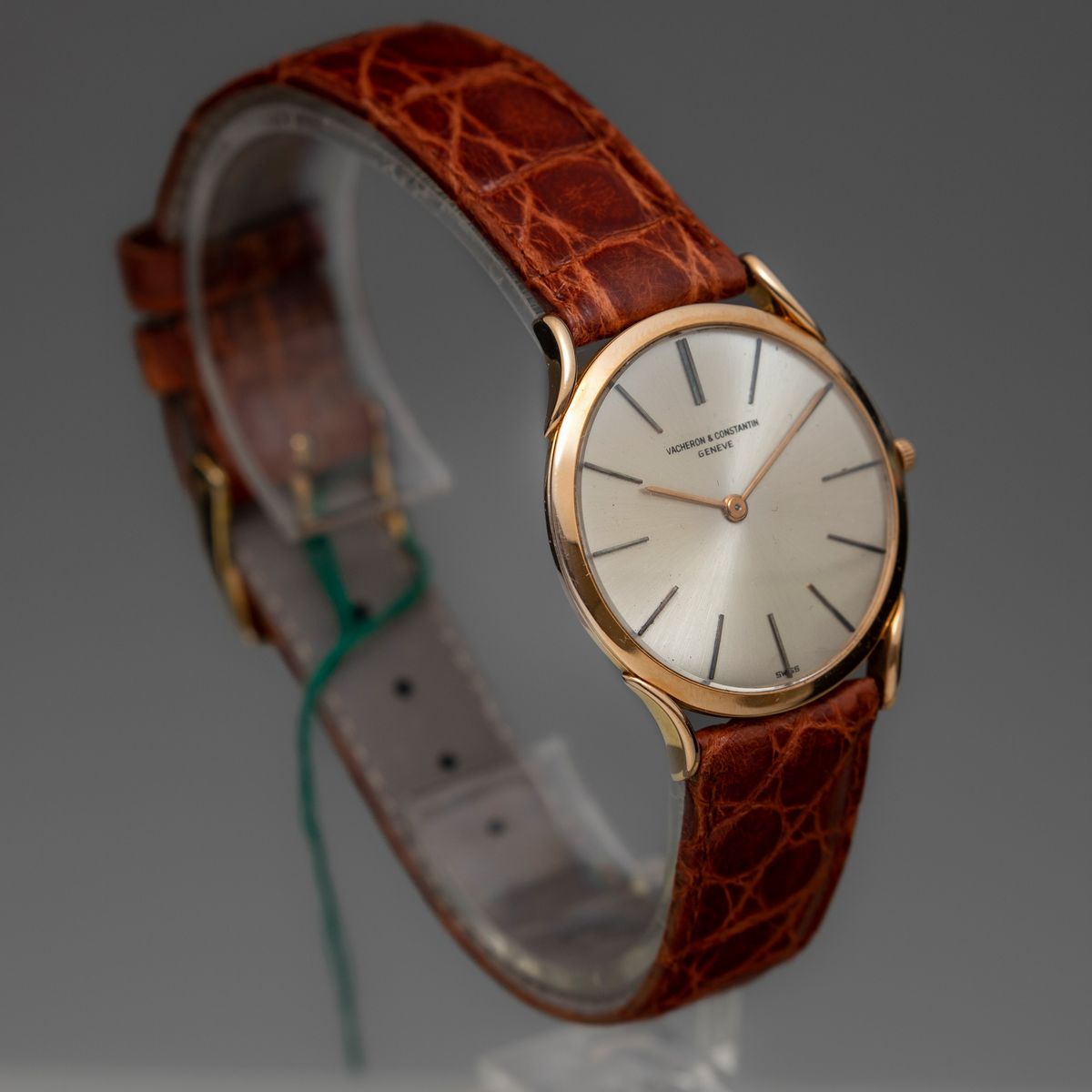 Vacheron & Constantin - Orologio da Polso Extraplate in Oro 18k, Carica Manuale con Quadrante Arg...