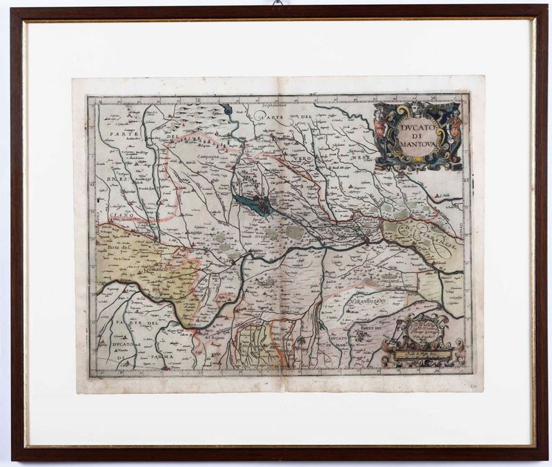 Giovanni Antonio Magini : Ducato di Mantova Bologna 1620 - 1630  - Asta Libri Antichi, Stampe, Incisioni e Carte Geografiche | Cambi Time - Cambi Casa d'Aste