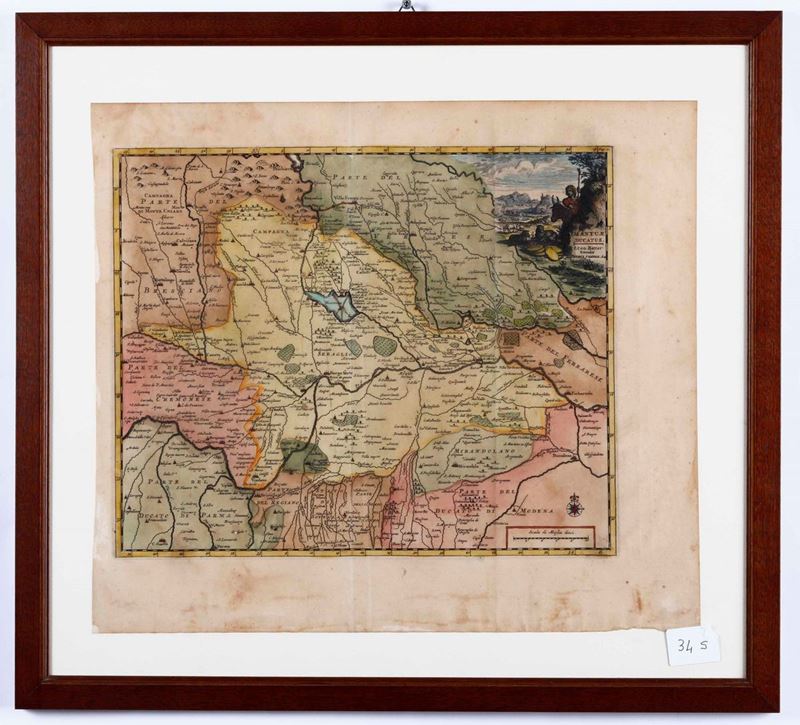 Petrus Vander Aa Mantuae Ducatus. Amsterdam, secolo XVIII  - Auction Timed Auction | Antique Books, Prints, Engravings and Maps - Cambi Casa d'Aste