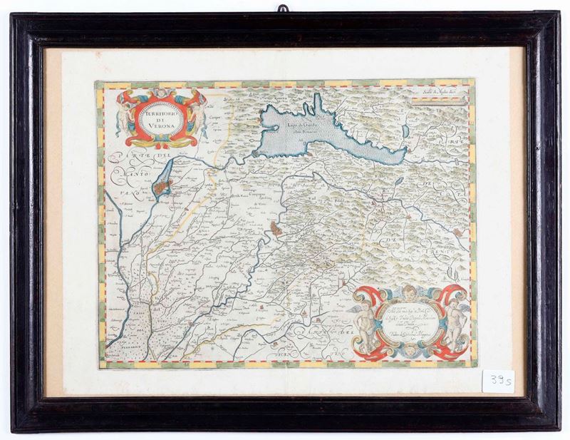 Giovanni Antonio Magini : Territorio di Verona. Bologna, 1630   - Asta Libri Antichi, Stampe, Incisioni e Carte Geografiche | Cambi Time - Cambi Casa d'Aste