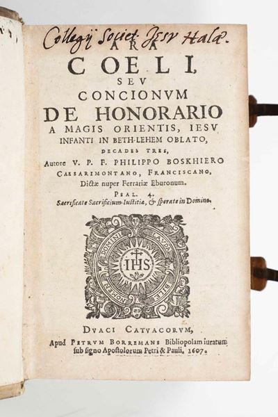 Ara Coeli, Seu Concionum De Honorario a Magis Orientis, Iesu Infanti in Beth-lehem Oblato, Decade...