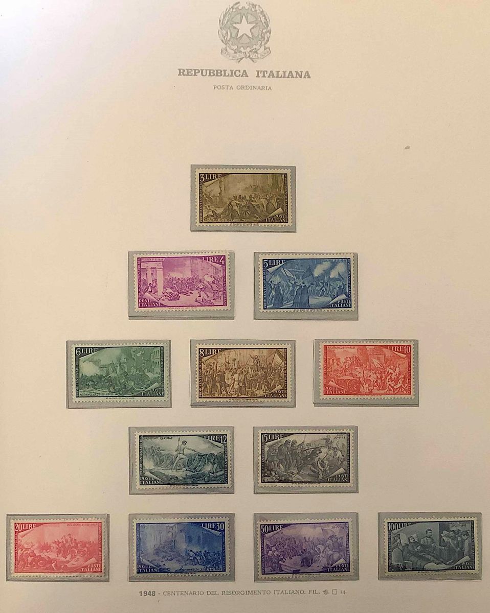 1945/68, Repubblica Italiana, Collezione Completa.