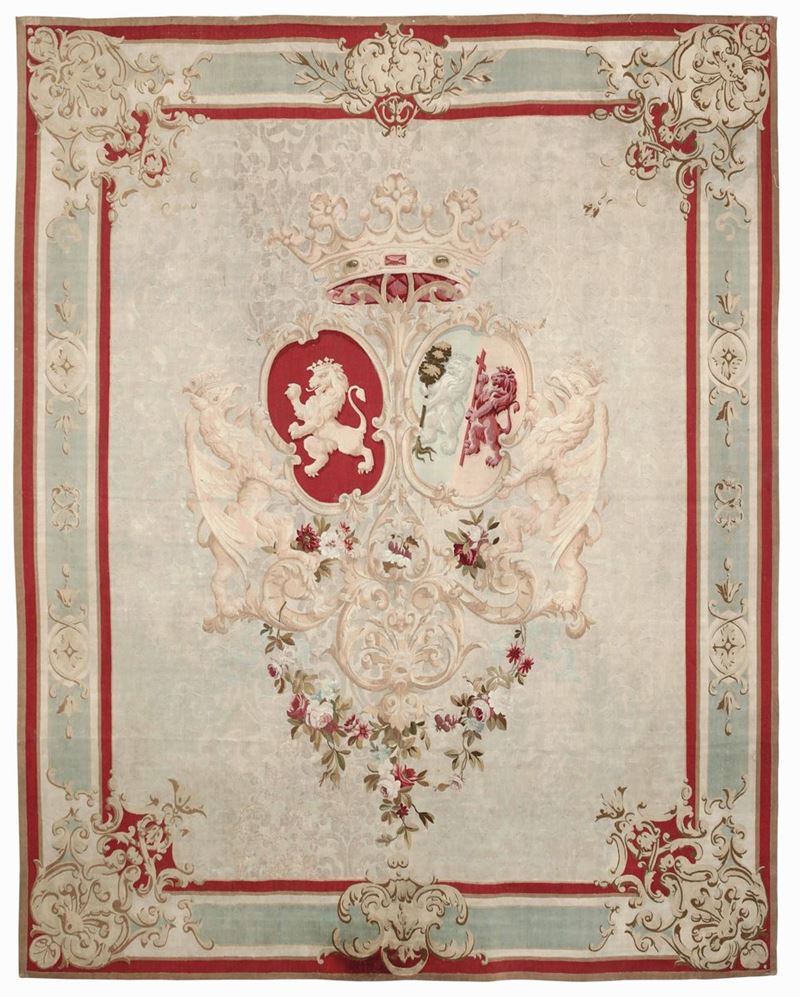 Aubusson Francia XIX secolo  - Auction Antique Carpets - Cambi Casa d'Aste