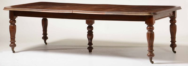 Grande tavolo in mogano, Inghilterra XIX secolo  - Asta Antiquariato Gennaio | Cambi Time - Cambi Casa d'Aste