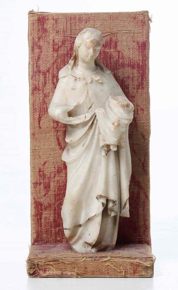 Madonna di Trapani, alabastro, XVII-XVIII secolo