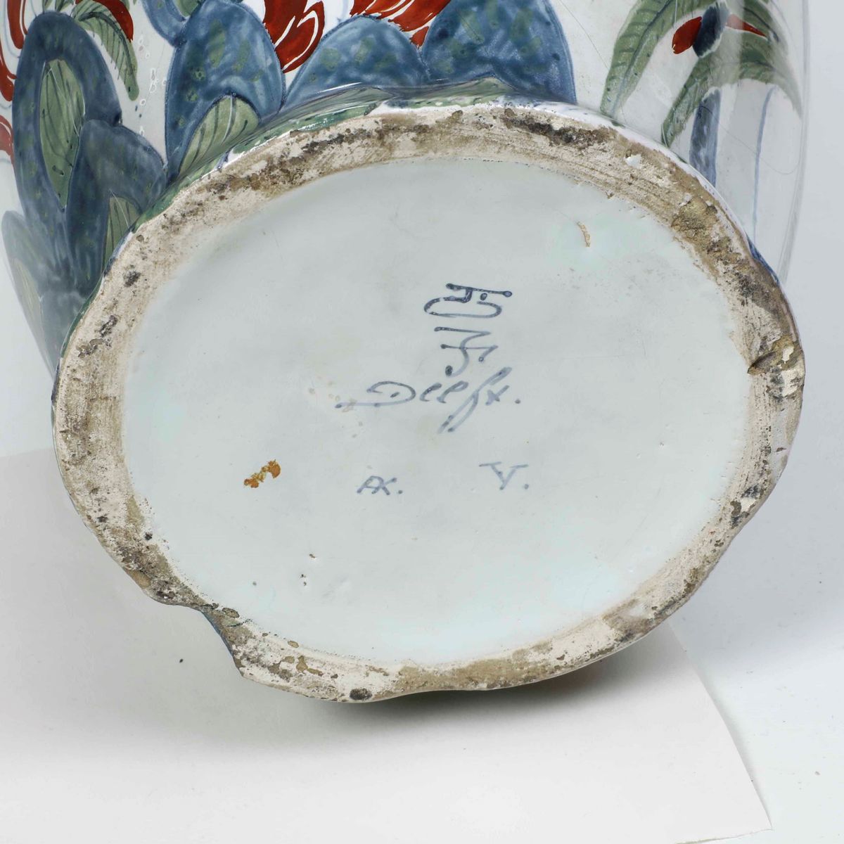 Quattro Vasi Olanda, Delft, Manifattura De Porceleyne Fles, 1900 Circa
