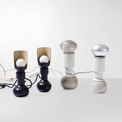 Gruppo di Quattro Lampade da Tavolo