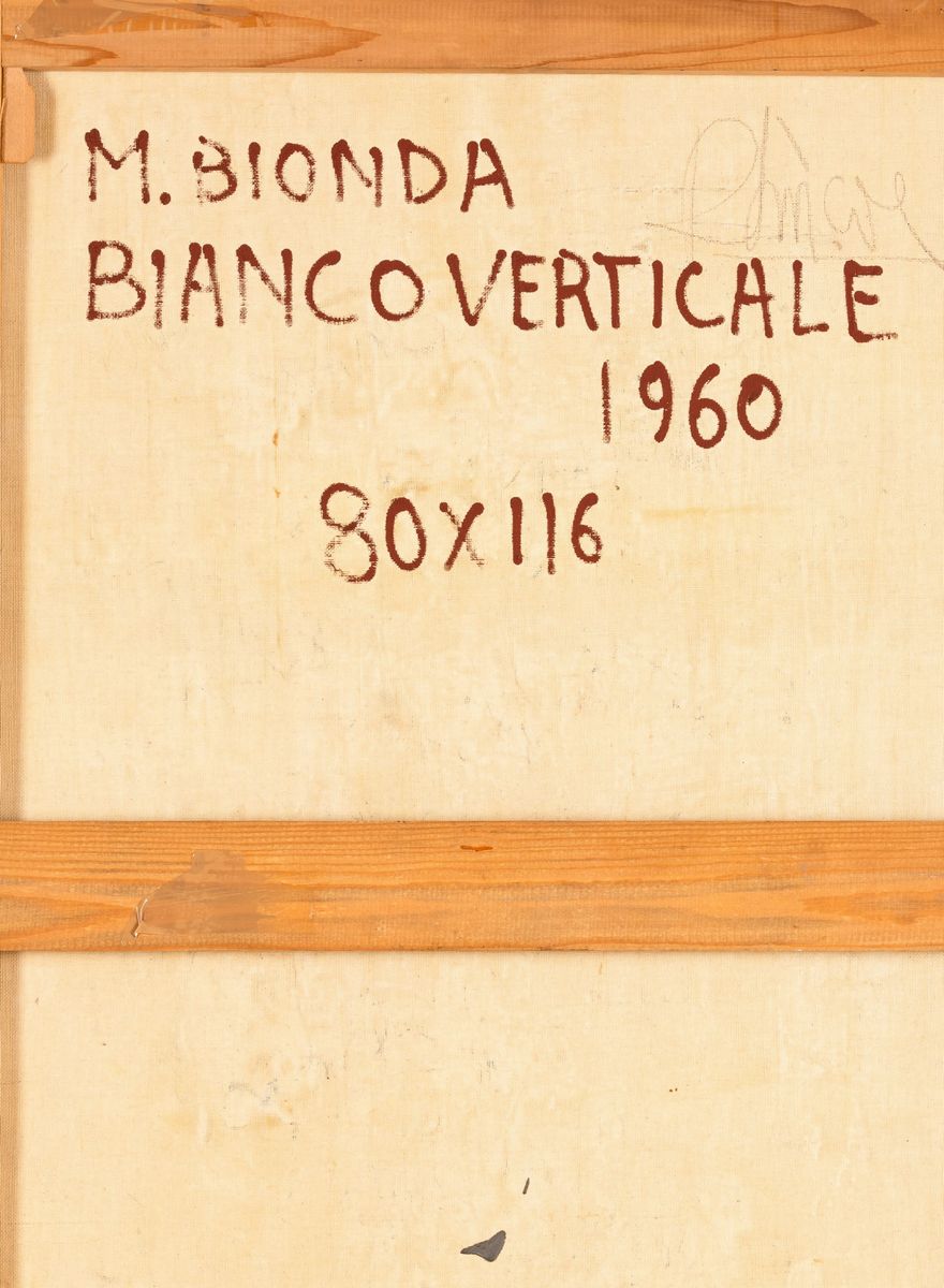 Mario Bionda - Bianco Verticale