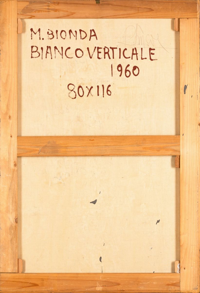 Mario Bionda - Bianco Verticale