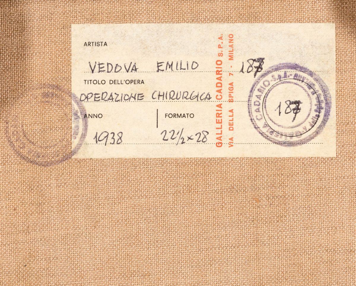 Emilio Vedova - Operazione Chirurgica