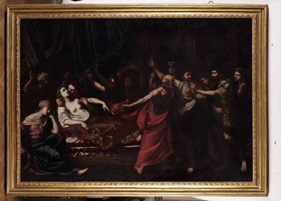 Scuola Romana del XVII Secolo la Morte di Lucrezia