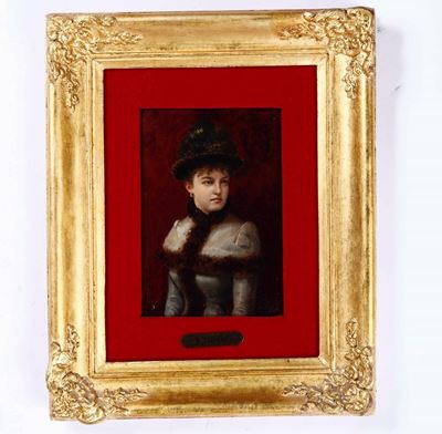 Artista Attivo nel XIX Secolo. Ritratto di Signora