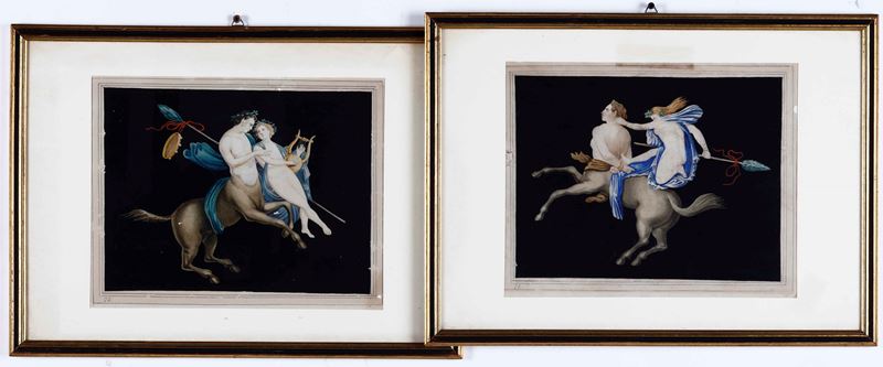 Michelangelo Maestri : Centauri e ninfe  - gouaches su carta - Auction Old Masters - Cambi Casa d'Aste
