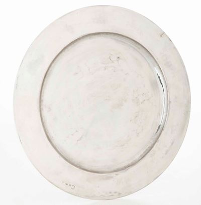 Piatto in Argento. Argenteria Veneta del XX Secolo