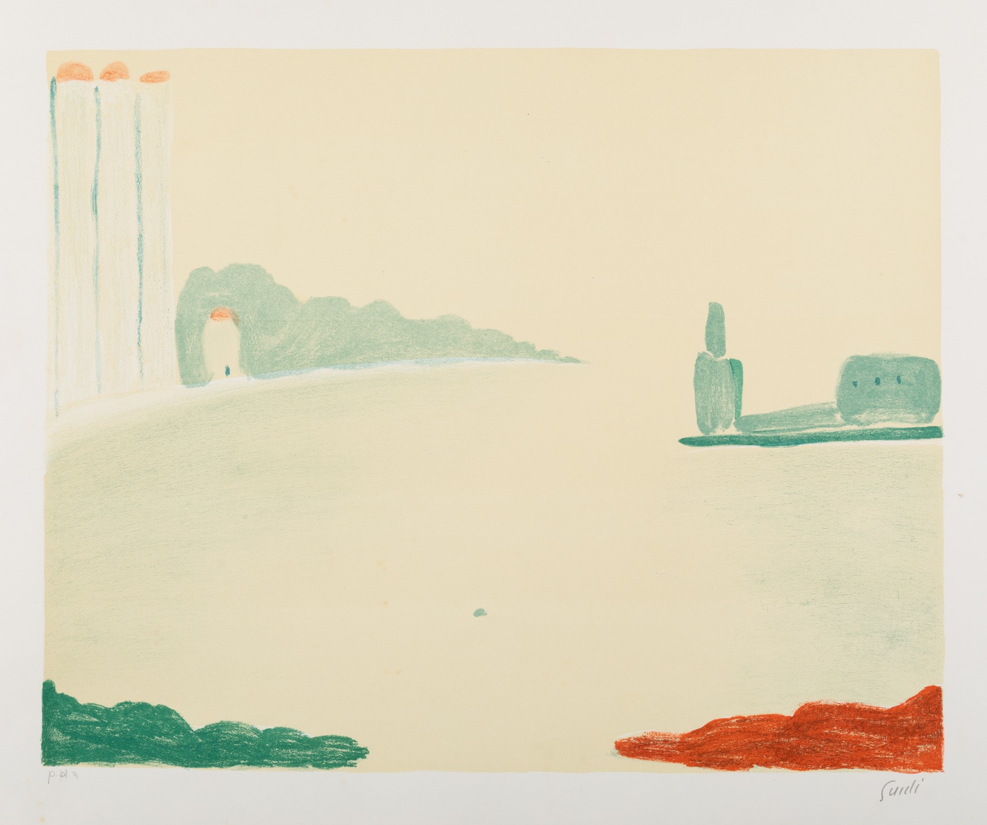 Virgilio Guidi - Volto - Veduta