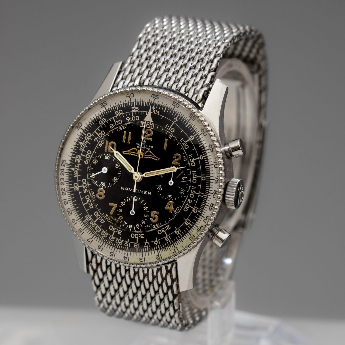 Breitling - Navitimer 806, Raro Cronografo in Acciaio Realizzato per i Membri Dell'aopa: Aircraft...