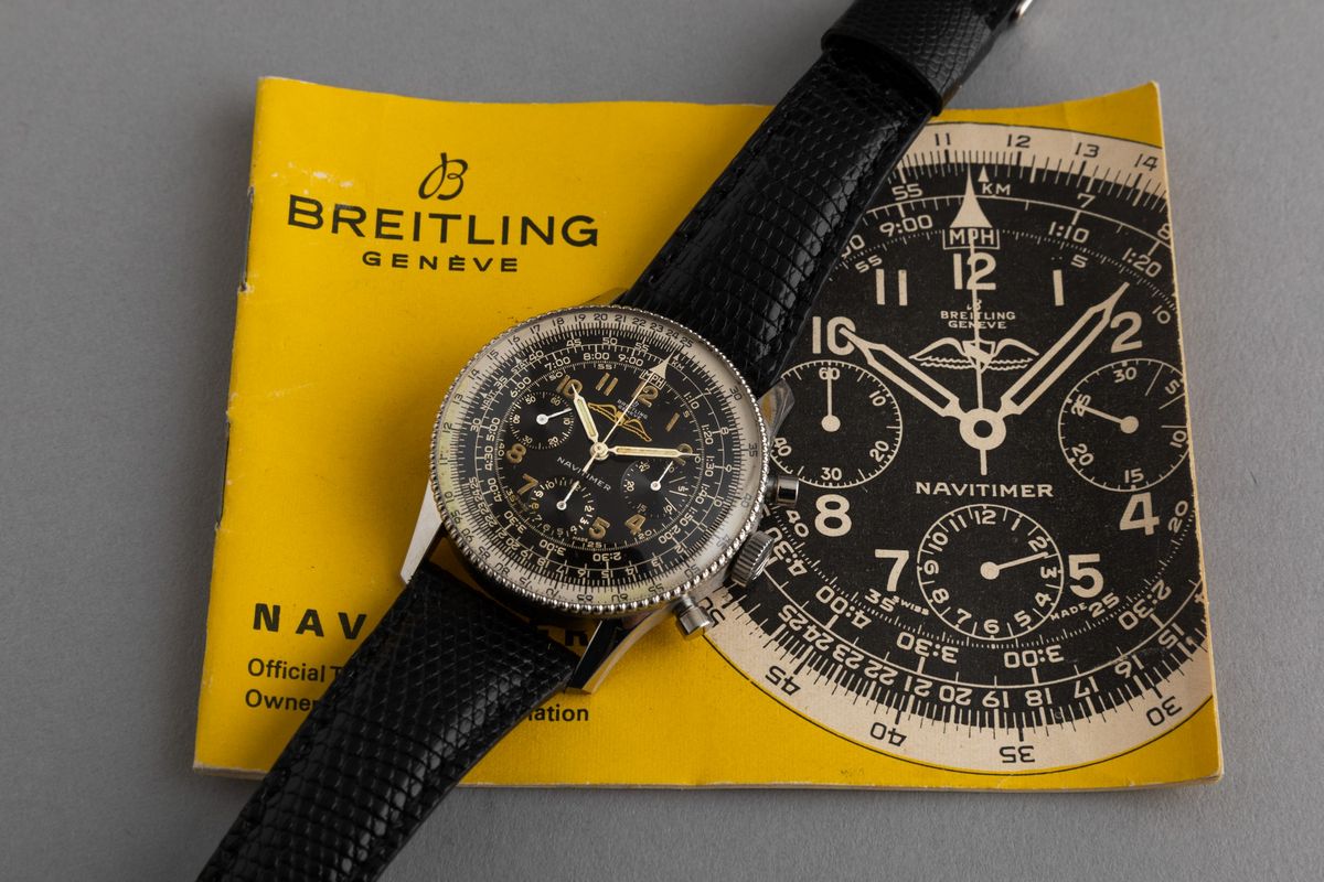 Breitling - Navitimer 806, Raro Cronografo in Acciaio Realizzato per i Membri Dell'aopa: Aircraft...