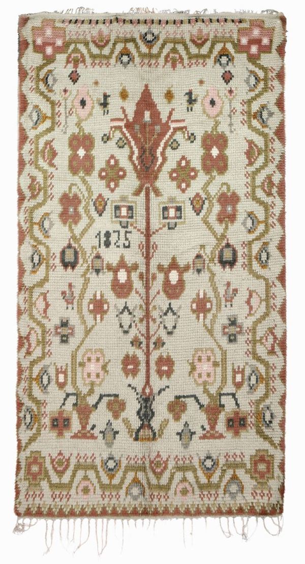 Particolare tappeto XIX secolo