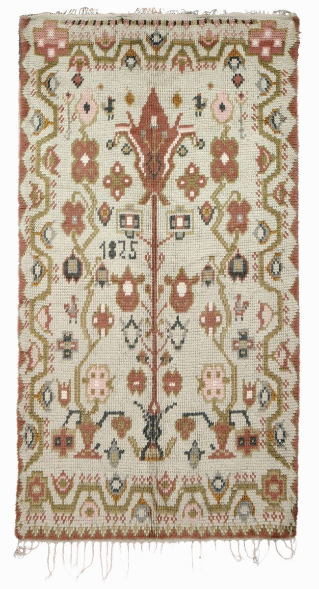 Particolare tappeto XIX secolo  - Asta Tappeti Antichi - Cambi Casa d'Aste