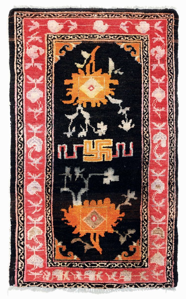Tappeto Tibet inizio XX secolo  - Auction Antique Carpets - Cambi Casa d'Aste