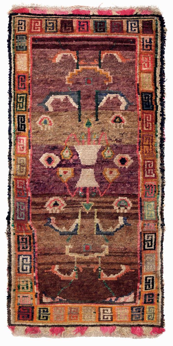 Tappeto Tibet, inizio XX secolo  - Auction Antique Carpets - Cambi Casa d'Aste