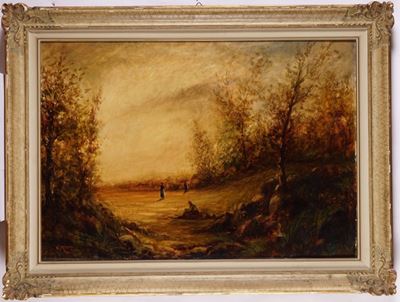 Paesaggio con Viandanti