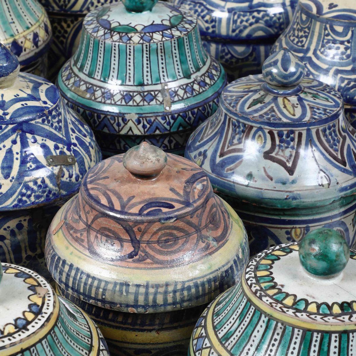 Ventisette Vasi per la Conservazione del Burro (?) Marocco, XIX - Inizio XX Secolo