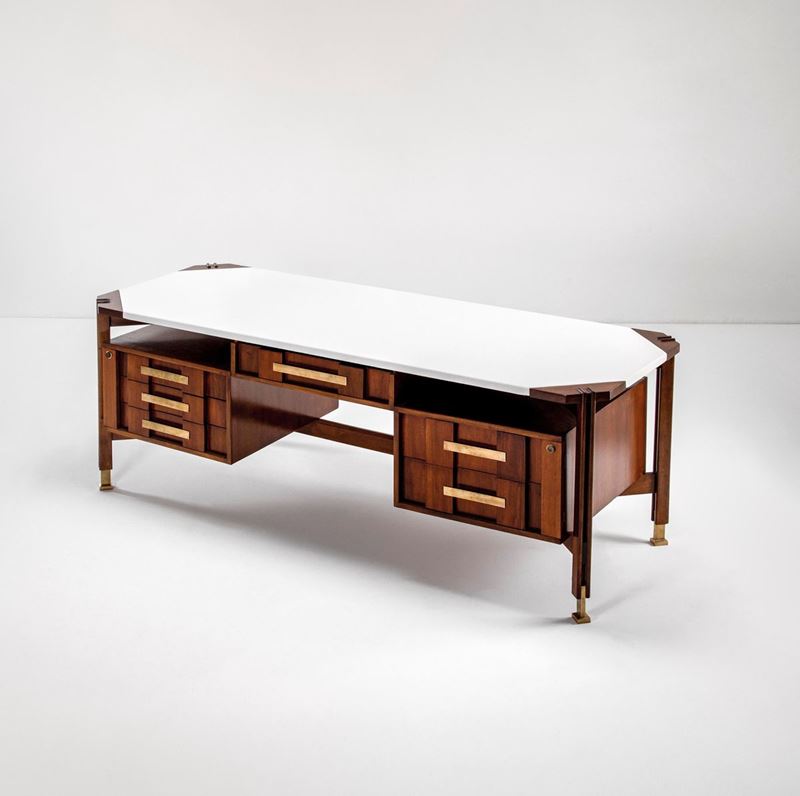 Ico Parisi : Large desk.  - Auction Fine Design - Cambi Casa d'Aste