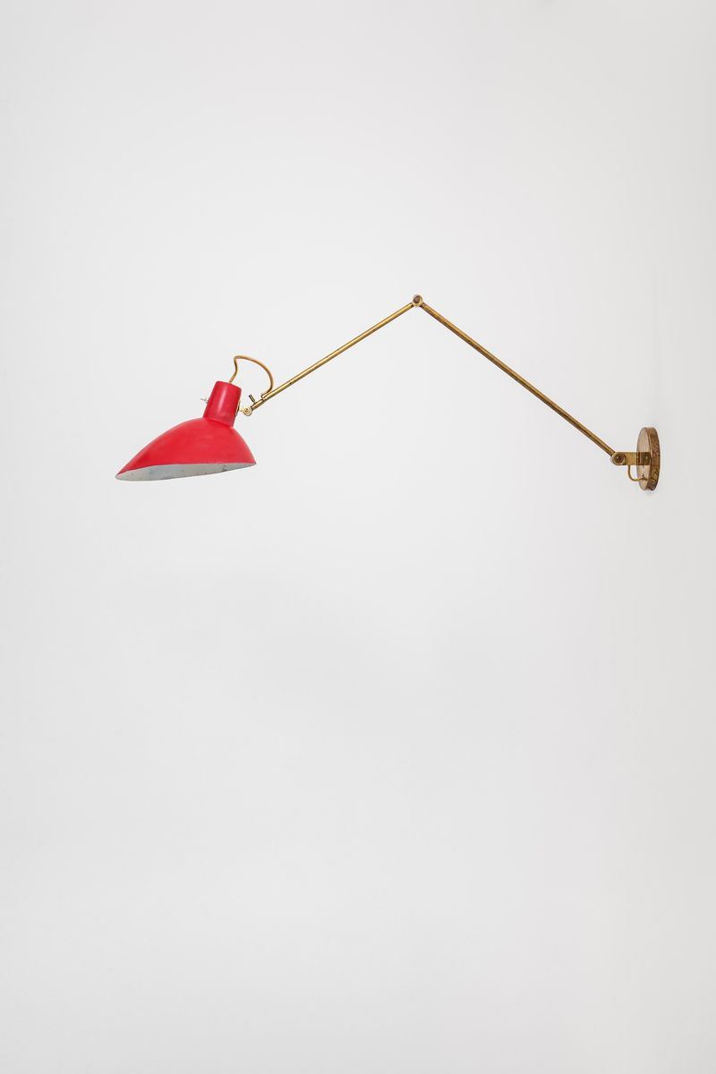 Vittoriano Vigan&#242; : Extendable and adjustable lamp.  - Auction Fine Design - Cambi Casa d'Aste