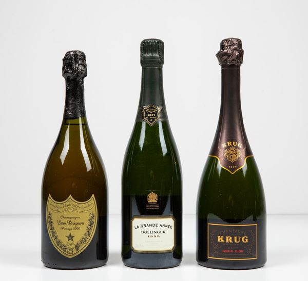 Moet et Chandon, Dom Perignon Bollinger, Champagne La Grande Annee Krug, Champagne