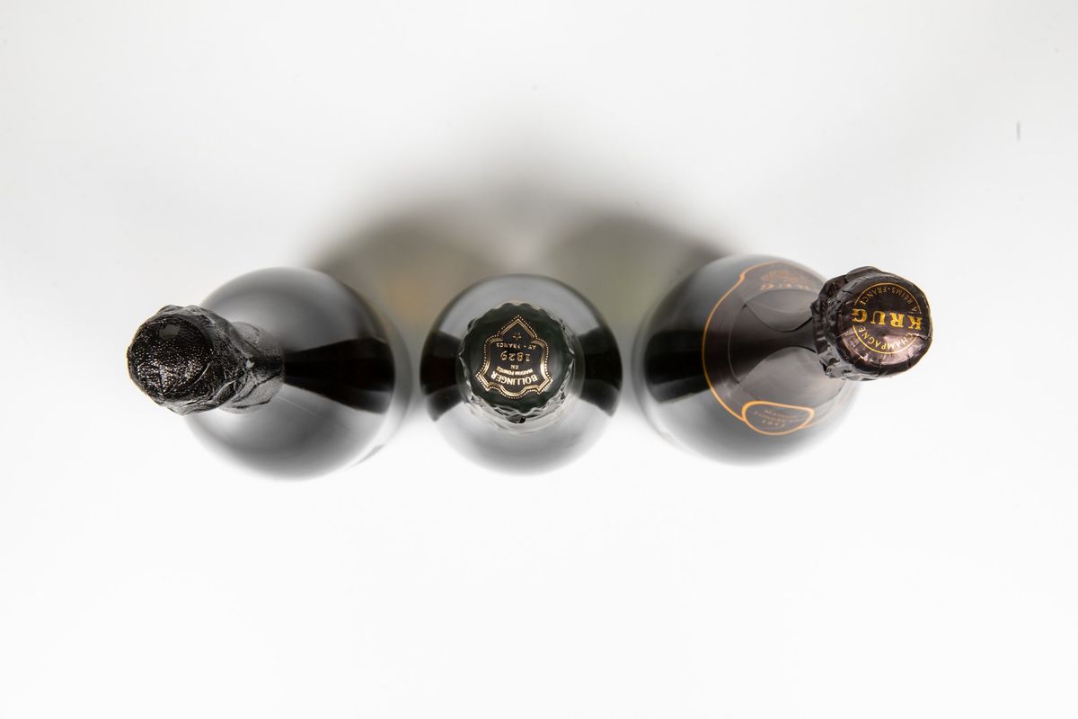 Moet Et Chandon, Dom Perignonbollinger, Champagne la Grande Anneekrug, Champagne