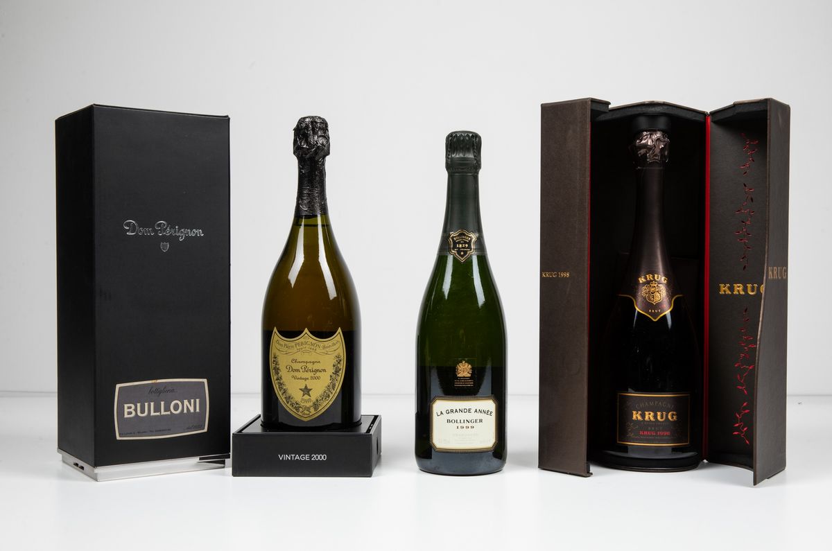 Moet Et Chandon, Dom Perignonbollinger, Champagne la Grande Anneekrug, Champagne