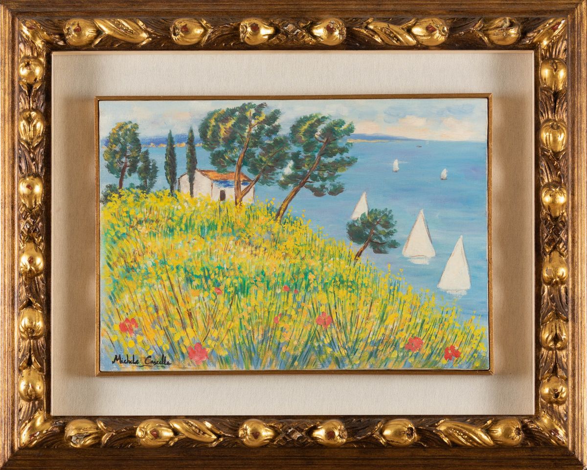 Michele Cascella - Ginestre sul Mare