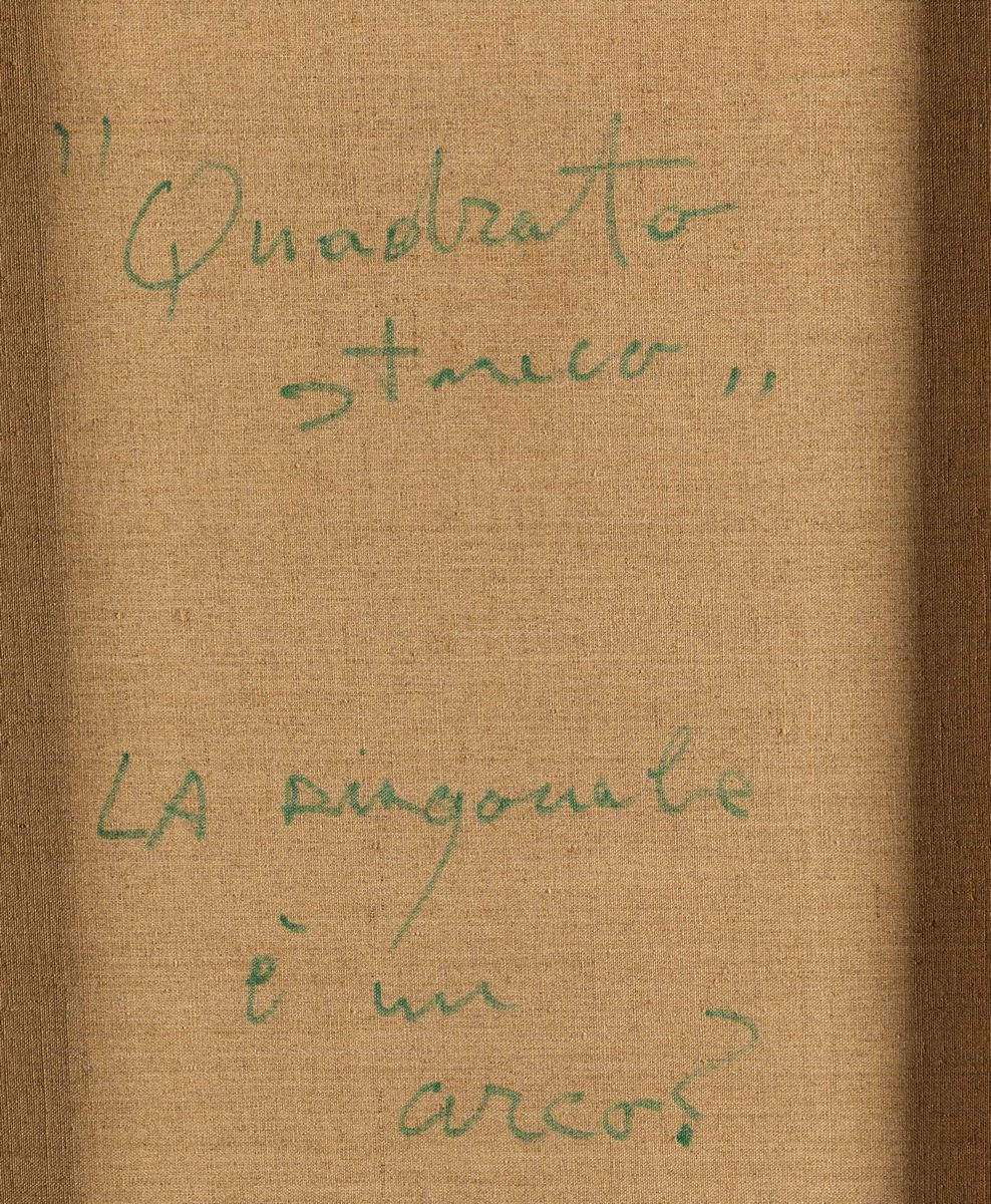 Angelo Verga - Quadrato Stanco - la Diagonale È un Arco?