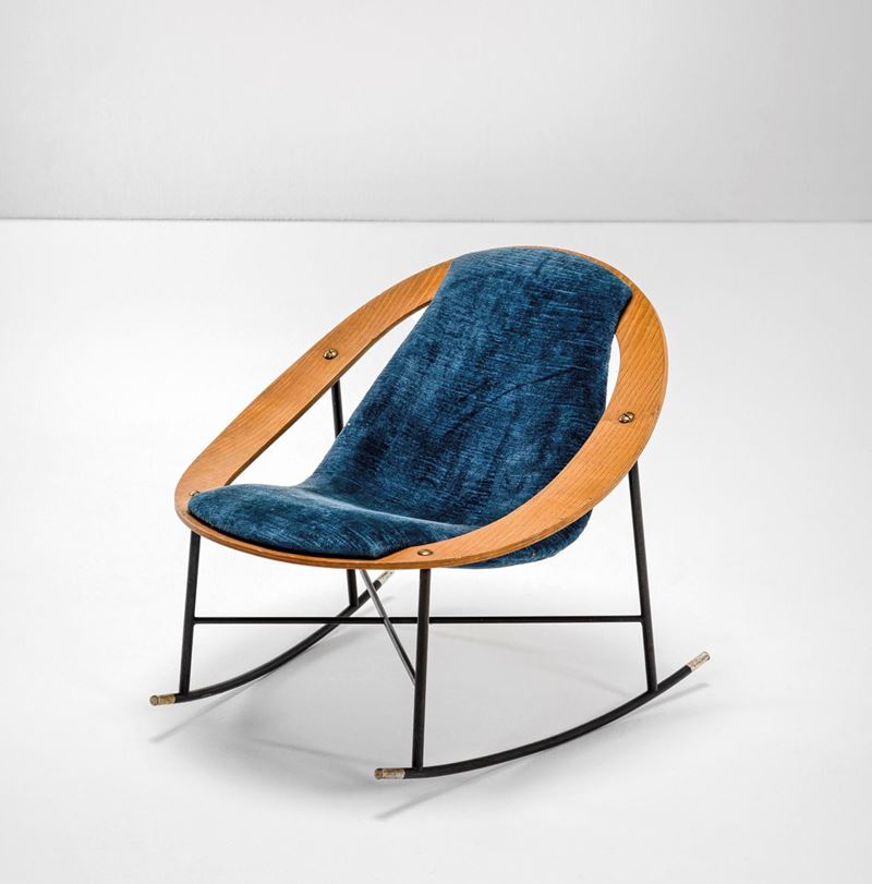 Ico Parisi : Rare children’s rocking chair, variant of mod. 839.  - Auction Fine Design - Cambi Casa d'Aste