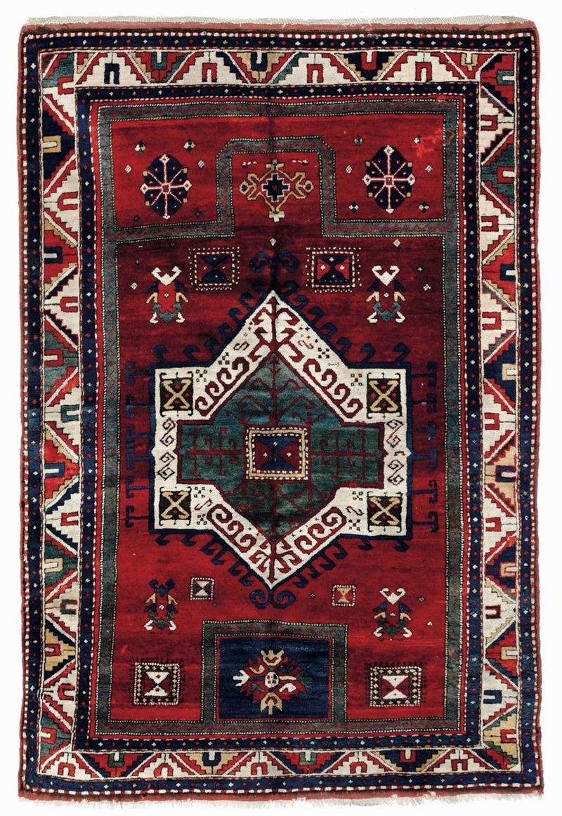 Tappeto Kazak Caucaso fine XIX secolo  - Auction Antique Carpets - Cambi Casa d'Aste