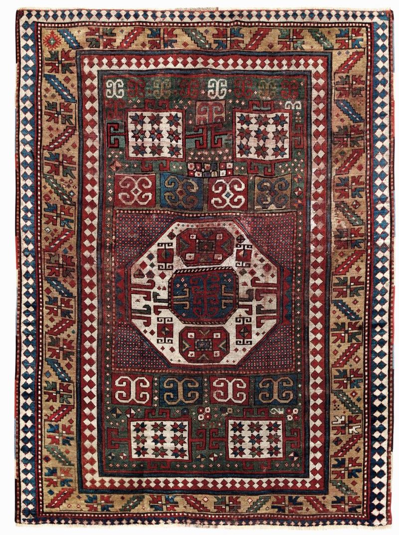 Tappeto Karachop, Caucaso fine XIX secolo  - Asta Tappeti Antichi - Cambi Casa d'Aste
