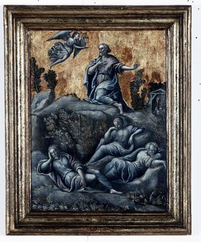 Scuola del XVI Secolo Gesù Nell'orto del Getsemani