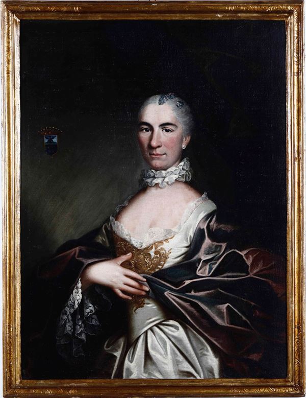 Scuola italiana del XVIII secolo Ritratti di coniugi