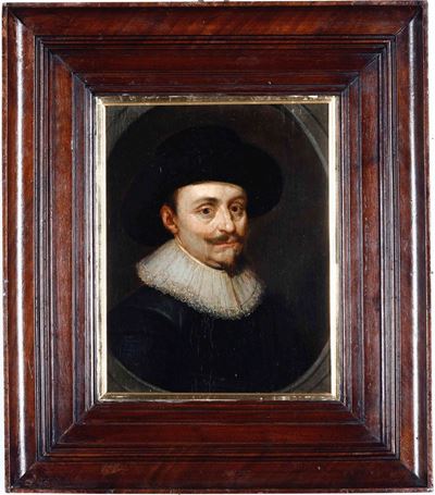 Scuola Olandese XVII Secolo Ritratto di Gentiluomo