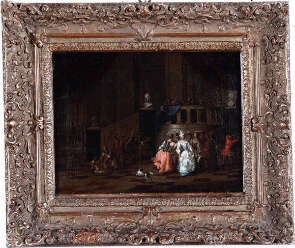 Carel Breydel - Interno con festeggiamenti