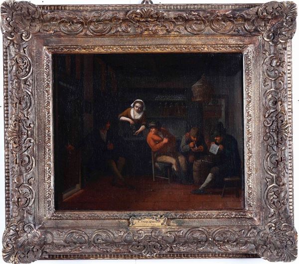 Gerrit Adriaenszoon Berckheyde - Interno di taverna