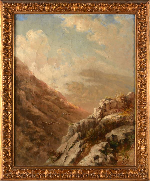 Siglato LGS Scorcio di paesaggio montano