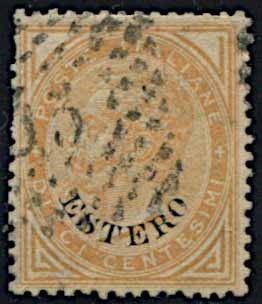 1874, Levante, Emissioni generali.  - Asta Filatelia e Storia Postale - Cambi Casa d'Aste