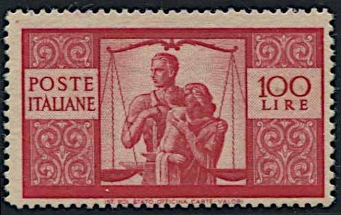 1945, Repubblica Italiana, “Democratica”.  - Auction Philately - Cambi Casa d'Aste