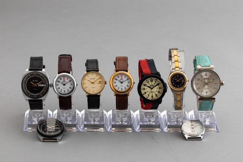 Lotto di 8 orologi da polso al quarzo  - Auction Watches | Timed Auction - Cambi Casa d'Aste