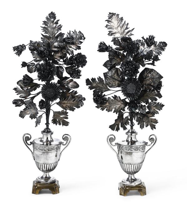 Two vases, Naples, early 1800s