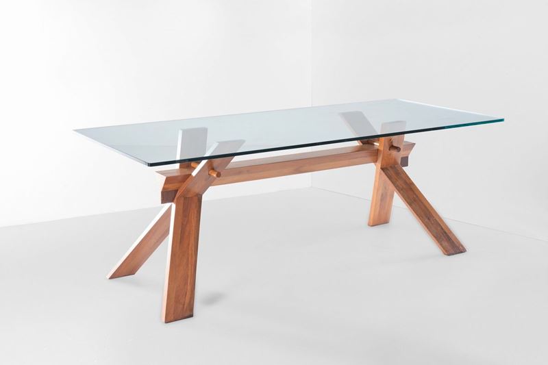 Tavolo in legno.  - Auction Design - Cambi Casa d'Aste